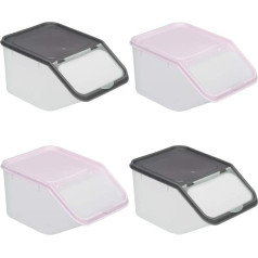 Invero Master Dry Food Container Pink and Grey
