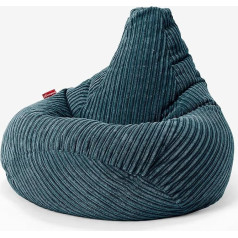 Lounge Pug , Gaming Bean Bag Chair Cord Teal