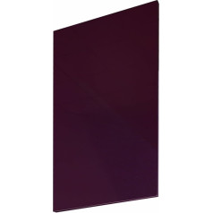 Berlioz Créations Berlioz Creations CJ4HA 2 Panels High Gloss Aubergine 33 x 1.6 x 70 cm 100 Percent Made in France