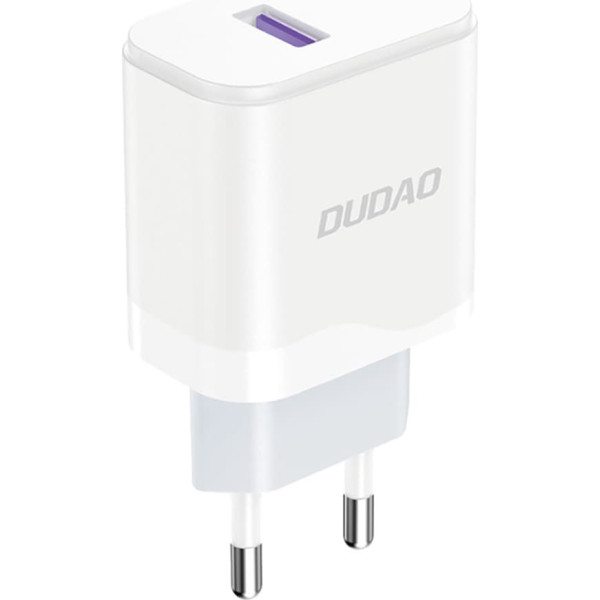 Dudao Mobilo tālruņu lādētājs USB-A 18W - balts