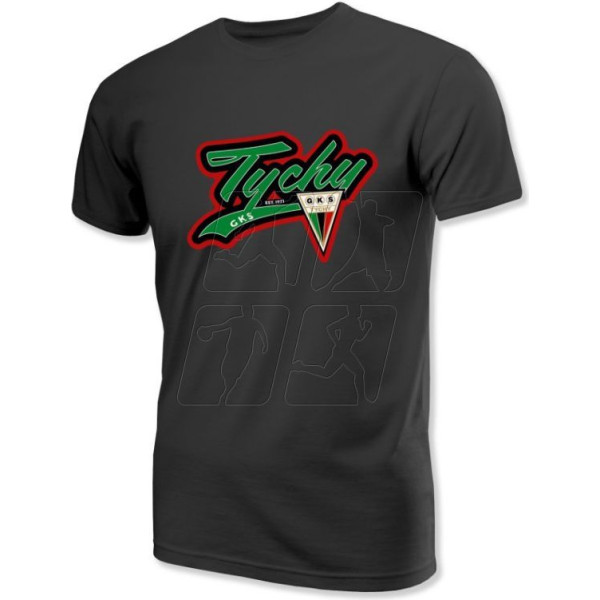 T-krekls ar īsām piedurknēm GKS Tychy Classic M SREBGKSCLAS / XXL