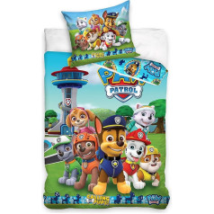 Paw Patrol Bed Linen Duvet Cover 135 x 200 cm 80 x 80 cm Cotton · Children's Bed Linen for Girls and Boys · 2 Pieces · 1 Pillowcase 80 x 80 cm + 1 Duvet Cover 135 x 200 cm