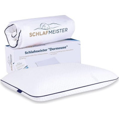Schlafmeister Dormouse Pillow for Children - Made in Europe - Children's Pillow Visco Foam Thermoregulating (45 x 30 x 8 cm) Pillow Child - Children's Pillow
