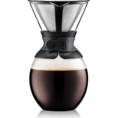 Bodum Pour Over Coffee Maker (Permanent Filter, Dishwasher Safe)