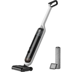 eufy MACH V1i, all-in-one wet & dry vacuum cleaner, 16800Pa, with Always-Clean Mop™, self-cleaning, self-drying, 820ml water tank, 2in1 roller brush, voice announcement, ideal for stubborn dirt and pet hair.