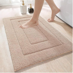 DEXI Bath Mat, Non-Slip, Soft Bathroom Rug, Water-Absorbent, Machine Washable for Shower, Bath and Toilet