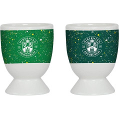 World Cup Euros SPL Premier League Porcelain Paint Splash Soft Hard Boiled Egg Cup (Hibernian)