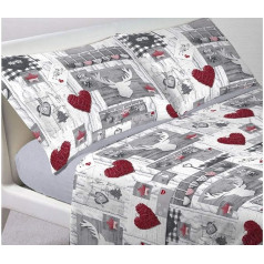 Bianca Web Shamrock Collection French Bedding Set 100% Cotton Tirolo Patch
