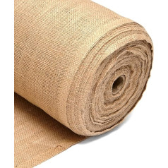 Discount Fabrics Ltd Hessian Woven Natural Jute Fabric 72