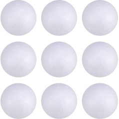 HOMSFOU Home Decor 100 Pieces Foam Balls Art and Craft Supplies Ornaments Polystyrene Balls Craft for Kids Household School Projects Party Decorations (White) 3cm Home Accessories