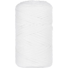 400 g T-Shirt Yarn Elastic Fabric Crochet Cloth Yarn, Textile Yarn 3 cm, Ribbon Yarn for Crocheting, T Shirt Yarn for Crocheting for DIY Thick Knitting Yarn for Hand DIY Bag Basket Cushion Crochet (T)