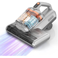 Fey Mite Vacuum Cleaner with UV Light, 16 KPA, Powerful Mite Vacuum Cleaner for Mattresses, Dust Mite Sensor and Intelligent LED Display for Allergy Sufferers, Removes 99.9% Allergens from Beds,