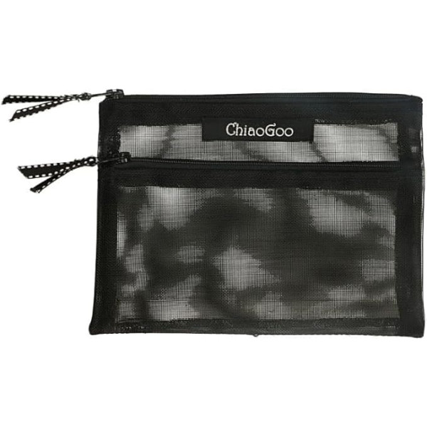ChiaoGoo Twist Needles Accessory Pouch Black Mesh, Acrylic Multicoloured, 0.27 x 6.4 x 6.4 cm