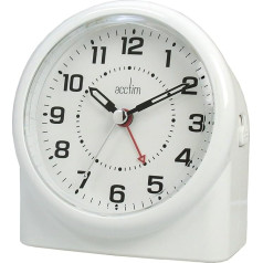 Acctim 14282 Central Smartlite® Sweeper Alarm Clock, White