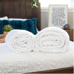 Silk Bedding – Luxury Direct Two Corners 100% Long Fiber Mulberry Silk Filled Einzelbettgrösse (GB). Hand Made. Summer and Spring/Autumn Weight. Hypo-allergenic. 200 cm x 140 cm. Certification: Oeko-Tex Standard 100. Low Price Sale