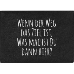 Pechkeks Doormat with Saying 