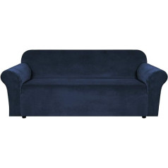 BellaHills Velvet Sofa Slipcover, Thick Plush Furniture Cover, Deluxe Lounge Chair Cover, Stretch Sofa Cover, Protector for Recliners