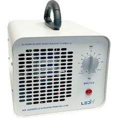 Ledit Ozone Generator 30000 - CE Certified + CNR Certified - Ozone Generator Designed in Italy with Timer 120 min for Professional and Commercial Use, Instruction Manual in English