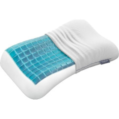 Technogel Pixel Anatomic Curve Neck Support Pillow (66cm x 40cm, 13) TG-PIL-EC13 White