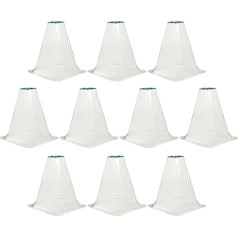 Plant Cloche, Humidity Domes for Plants, Garden Cloche, Outdoor Plant Protector, Plant Antifreeze Cover, Small Greenhouse Protection for Shield Against Birds, Slugs, Frost, and Freezing Weather