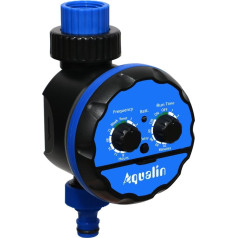 Aqualin Ball Valve Watering Timer Automatic Electronic Irrigation Computer Watering System for Garden Yard Waterproof Water Timer