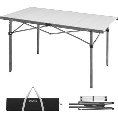 KingCamp Camping Table, Folding Garden Table, Lightweight, for 4-6 People