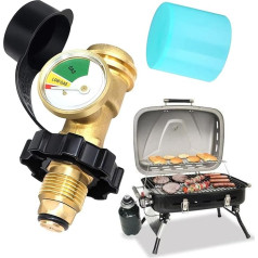 Propane Meter for Propane Tank, Propane Tank Meter - RV Propane Tank Indicator, Leak Detector Pressure Gauge, Gauge for Propane Tank Grill