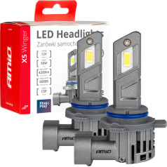 Led auto spuldzes x5 sērijas winger hir2 6000k canbus -03950