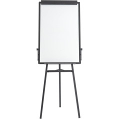 Generisch Portable Foldable Tripod Whiteboard - 23.6 x 35.4 Inch, Height Adjustable Dry Erase Flipchart Easel for Office Teaching