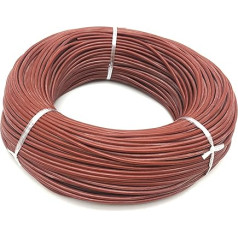 YESEFVXVT 10 to 100 Metres 12K Floor Warm Heating Cable 33OHMM Electric Carbon Fibre Heating Wires Wire and Cable (50 Metres)