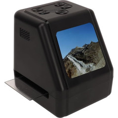 Annadue Film Scanner, 2 Inch Screen Slide Scanner, Converts 135 126 110 8mm Slides to 22MP JPG Digital Photo Negative Scanner, High Fidelity Image CMOS Sensor