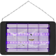 Djroll Insect Killer Electric Fly Trap, Energy-Saving LED Lamps, Mosquito Trap, Food Moths, Fly Catcher, Against Flies, Moths, Chemical-Free