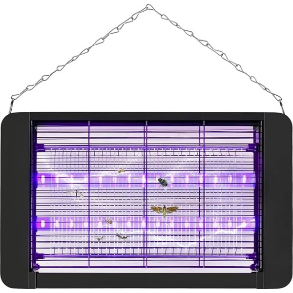 Djroll Insect Killer Electric Fly Trap, Energy-Saving LED Lamps, Mosquito Trap, Food Moths, Fly Catcher, Against Flies, Moths, Chemical-Free