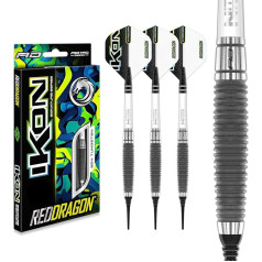 RED DRAGON Ikon Signature Series Professional Tungsten Softip Dart Set with Flights and Shafts