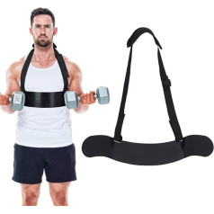 Qukaim ArmblasterblackHeavydutyBicepcurlsetbarAluminium AlloyBiceps EquipmentBiceps Insulation to Increase Bandwidth DefinitionFitnequipmentgymhomeindoor Heavy Duty Arm Blaster