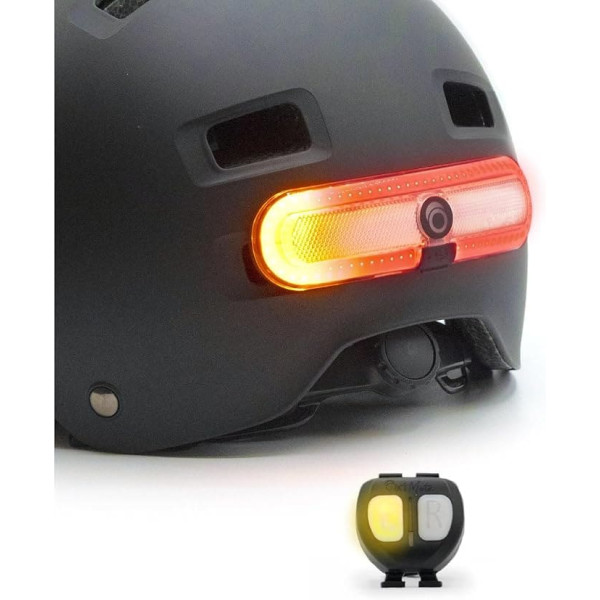 Overade 5 Red Modes Bike Scooter Helmet Turn Signal Light with OxiMote Remote Control OxiBrake Light Handle