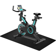 Shockproof Floor Protection Mat for Treadmills, 6 mm Thick Non-Slip Underlay for Fitness Equipment, PVC Floor Protection Mat for Sports Equipment, 70 x 150 cm / 58 x 120 cm / 28 x 70 cm