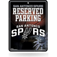 NBA Toronto Raptors 8-inch by 11-inch Metal Parking Sign Décor