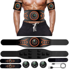 ZQIN EMS Training Device, Electric Abdominal Trainer, EMS Abdominal Trainer for Men and Women, Abdominal Training Device for Waistband, Arms and Thighs