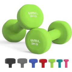 Dumbbells Women Set, Dumbbells Set of 2, Small Dumbbells, Hexagon Dumbbells Can Be Used for Push-Up Training, Neoprene Coating, Strength Training, Workout, Fitness Training