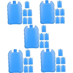 INOOMP Air Conditioning Ice Crystal Camping Ice Cooler Accessories for Fishing Freezer for Cooler Blocks Ice Cube Tray Ice Pack PE