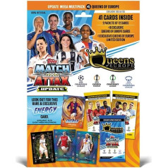 Topps Match Attax 24/25 - Update Mega Multipack #5 - Queens of Europe! 41 Match Attax Cards, Including 16 Queens of Europe Cards and an Exclusive Georgia Stanway Queens of Europe LE!