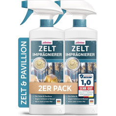 PLINTEX® 580 ml Tent & Gazebo Waterproofing Spray for Tents, Awnings, Parasol or Gazebos, Effective Surface and Seam Sealant for Tents, Dermatologically Tested & Breathable