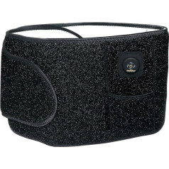 Heated Far Infrared Stomach Belt Sauna Belt Waist Trainer with 3 Temperature Levels, Battery/Mains Operated