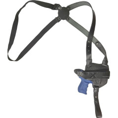 VlaMiTex S6 Leather Shoulder Holster for Walther P22 / P22Q Black