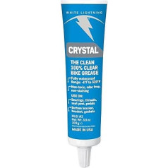 White Lightning Unisex's Crystal Clear Grease, Multi-Coloured, 100 g/3.5 oz