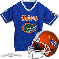 Franklin Sports NCAA Kids Football Helmet + Jersey Sets - College Uniform + Helmet Sets for Boys and Girls - Toys for Kids