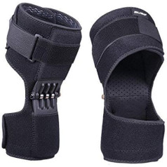 2U2O Knieschutz-Booster, Gelenkstütze, Feder-Knie-Stabilisator-Pad, Powerlift-Kniebandage für schwache Beine, alte, kalte Beine, Sport, Training, Kniebeugen