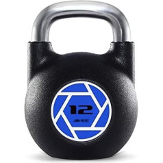 ZXQZ Fitness dumbbell kettlebells, solid steel, competitive kettle bells, matte household kettlebells for men, 10 kg, 12 kg, 14 kg, 16 kg, 18 kg, 20 kg, 24 kg, 28 kg small dumbbell (size: 12 kg)