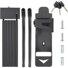 Limtula Folding Bicycle Lock with 3 Keys High Security Scooter Lock Robust Bicycle Chian Lock for Electric Bicycle Scooter